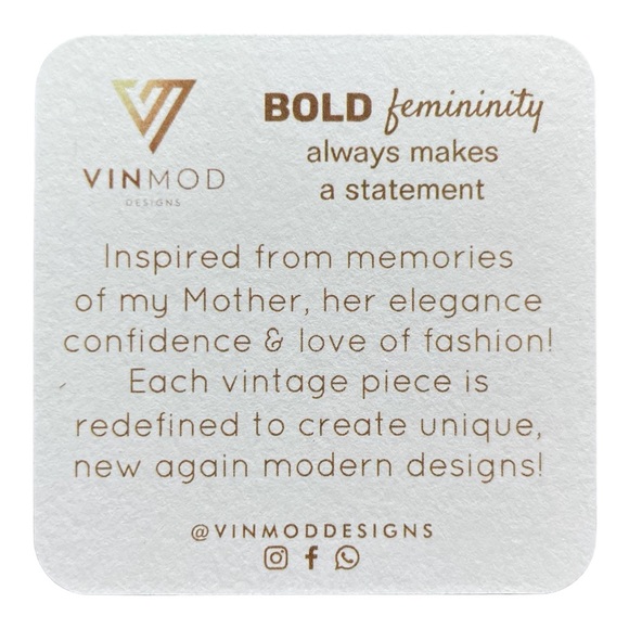 VINMOD Designs Wood Beads & Turquoise Color & Earring Set 23" - Picture 5 of 5